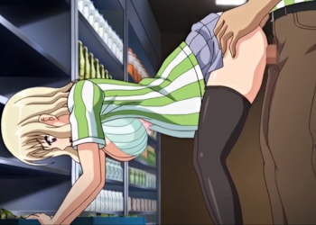 Rubia tetona hentai tiene sexo con su jefe en el trabajo